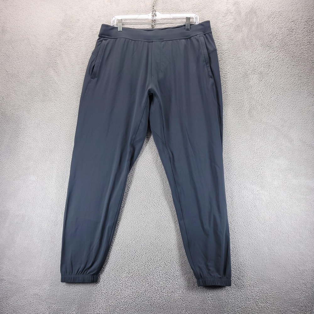Lululemon Pants Mens XL Gray Surge Jogger Zip Ankle Running Gym Workout
